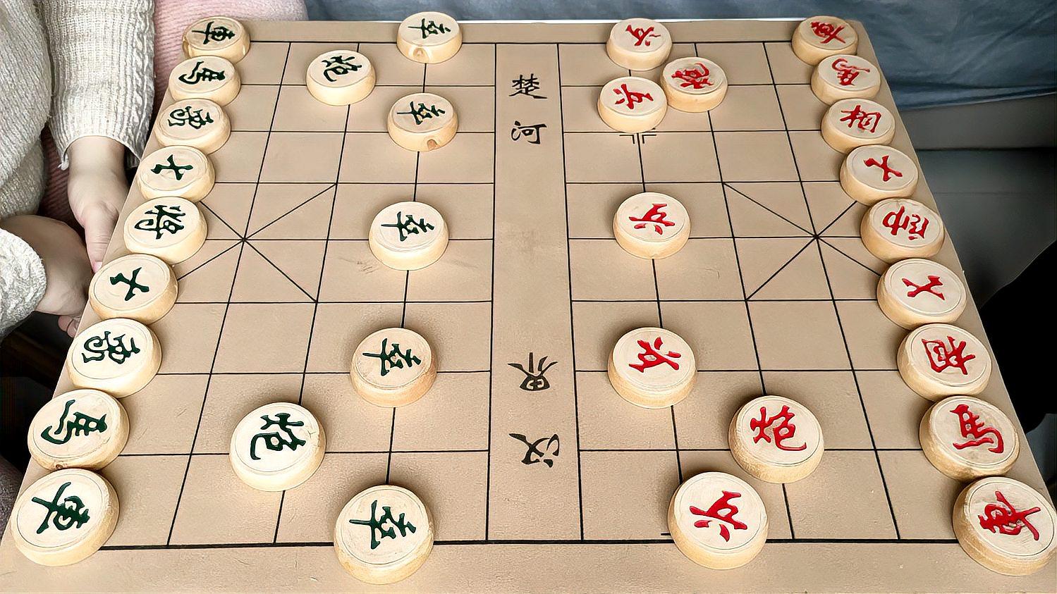 中国象棋实战，策略与智慧的较量