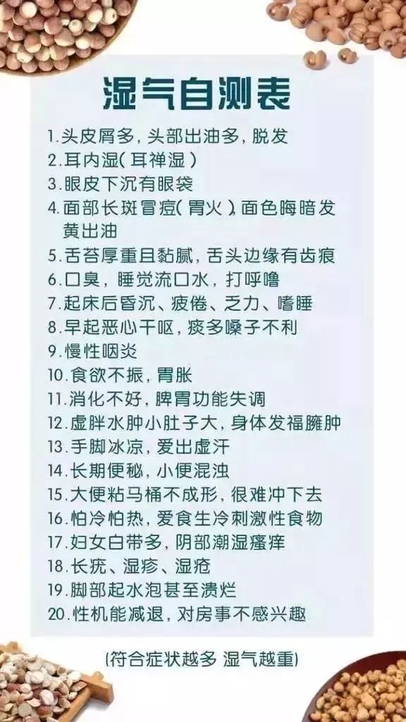 食疗，自然疗法调理体内湿气重